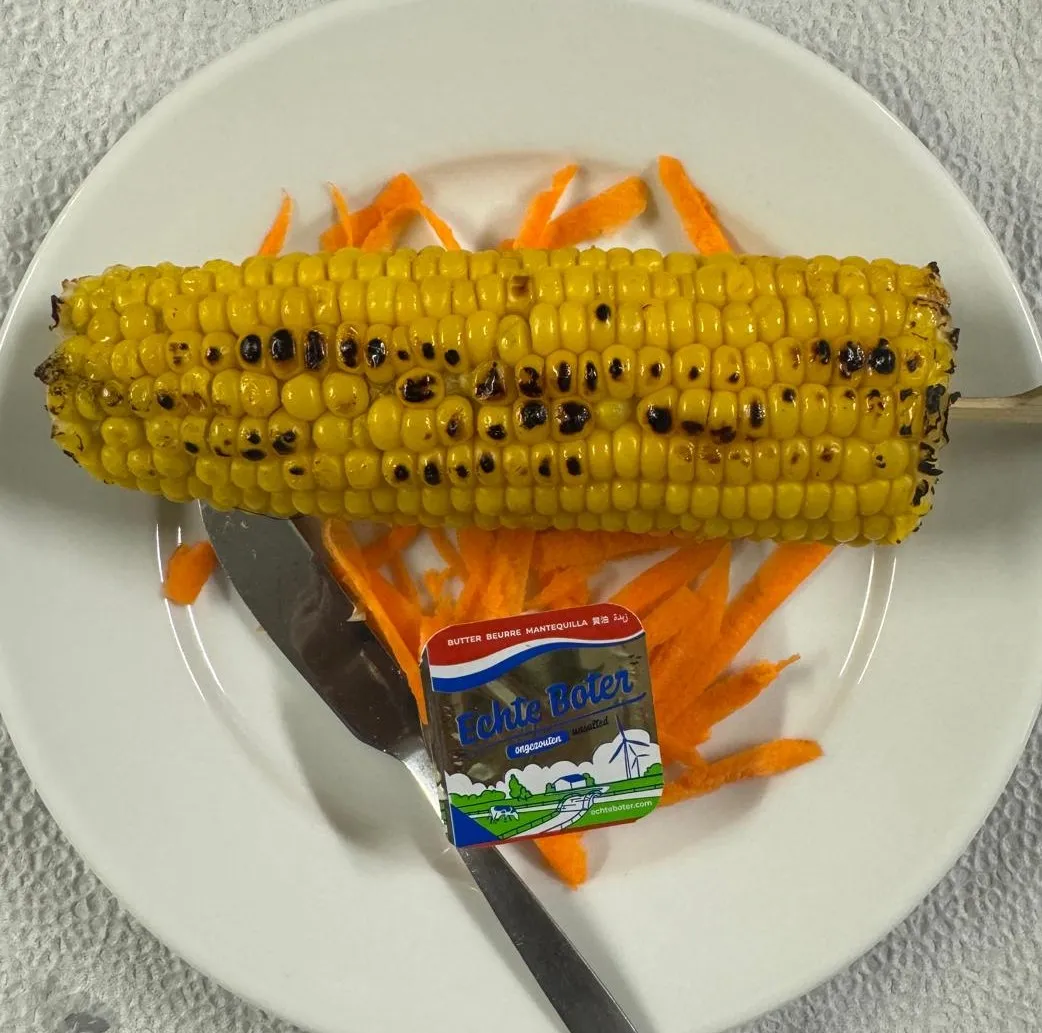 Choclo a la parrilla, grilled corn